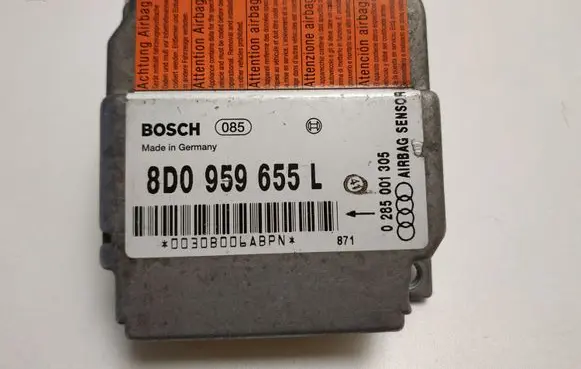Audi A4 S4 B6 8E 8H Airbag control unit/module 8D0959655L