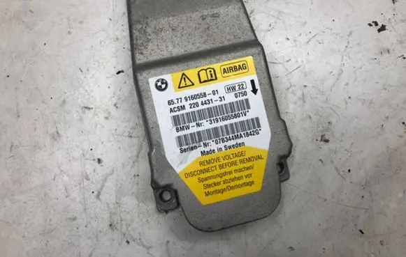 BMW 5 E60 E61 Airbag control unit/module 31916055801V