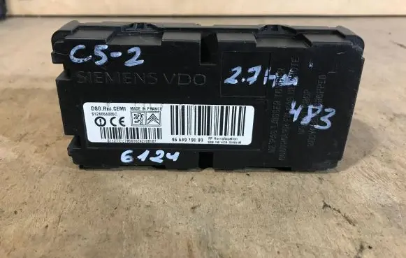 Citroen C5 Tire pressure control unit 9664919880 S126064005C