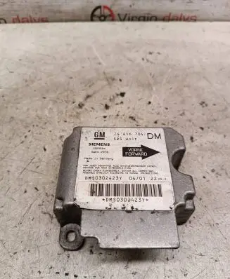 Opel Zafira A Airbag control unit/module 24416704 1923594 DMS0302423Y