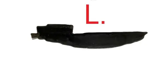 Peugeot 5008 II Fender foam support/seal 9809291580 37319