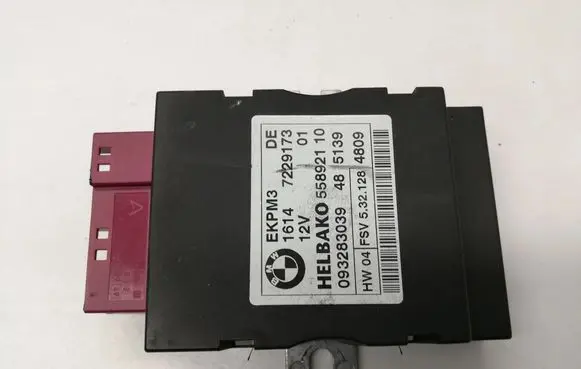 BMW X1 E84 Fuel injection pump control unit/module 7229173