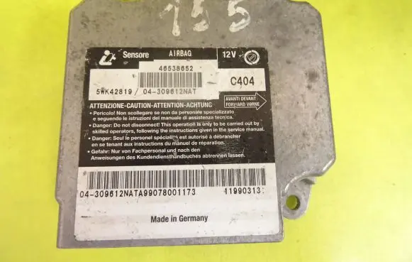 Fiat Marea Airbag control unit/module 46538652