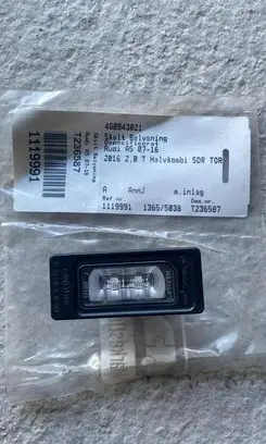 Audi A5 8T 8F Number plate light 4G0943021 T236587 1119991