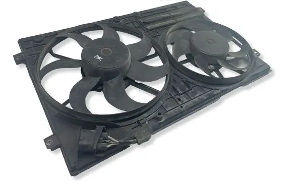 Volkswagen PASSAT B6 Electric radiator cooling fan 1K0121207AA
