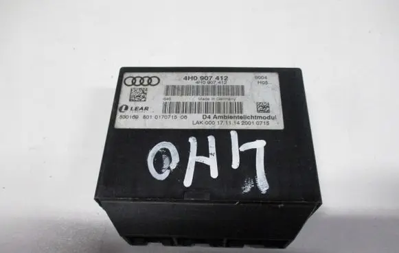 Audi A8 S8 D4 4H Other control units/modules 4h0907412