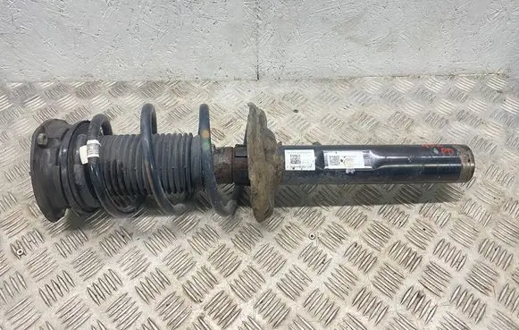 Front shock absorber with coil spring