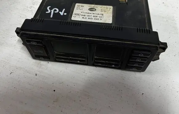 Audi A3 S3 8L Climate control unit 8L0820043M 5HB00760810