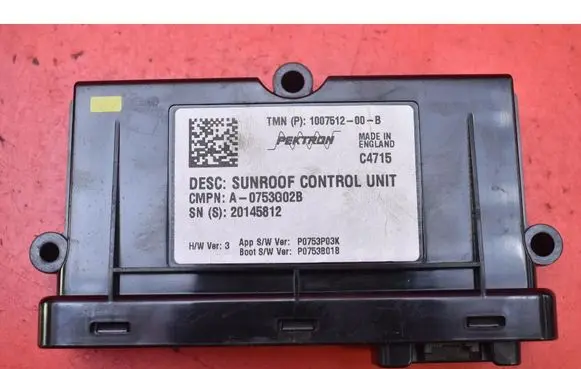 Tesla Model S Engine control unit/module ECU 100751200B