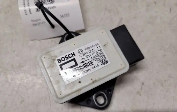 Peugeot 308 ESP acceleration yaw rate sensor 0265005714 9663187680
