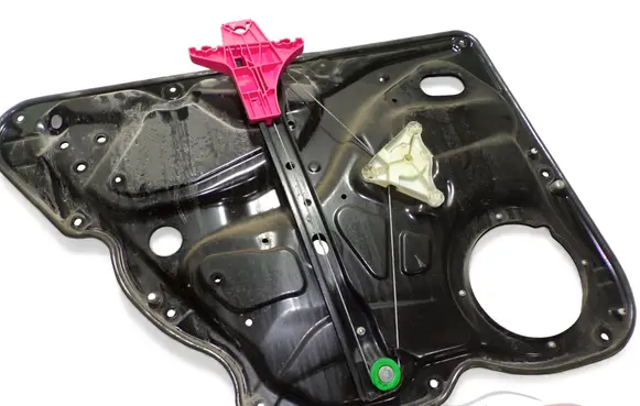 Volkswagen PASSAT B7 Rear window lifting mechanism without motor 3AA839756