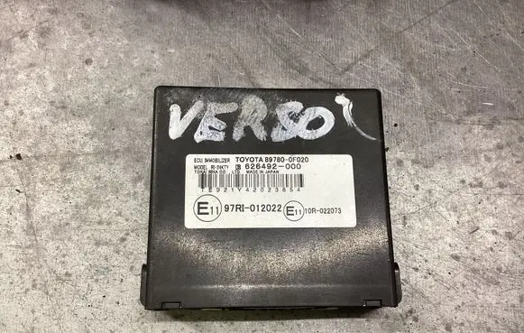 Toyota Corolla Verso AR10 Immobilizer control unit/module 897800F020 97RI012022