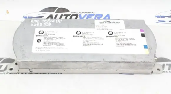 BMW X5 E70 Bluetooth control unit module 9181276