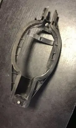 Rear door exterior handle/bracket