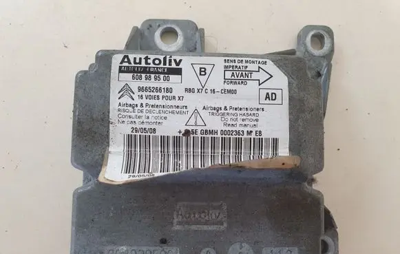 Citroen C5 Airbag control unit/module 9665266180