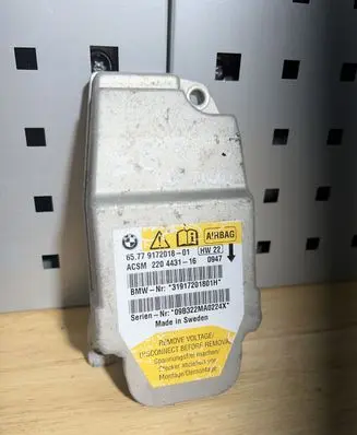 BMW 5 E60 E61 Airbag control unit/module 9172018 6577917201801 220443116