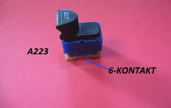 Fiat Multipla Electric window control switch A223