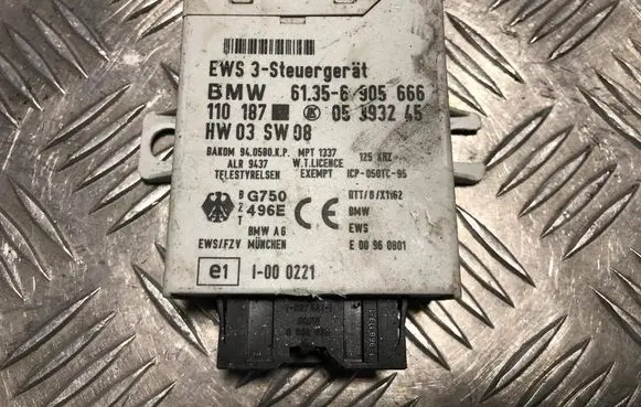 BMW 3 E46 Immobilizer control unit/module 61356905666 110187 05393245