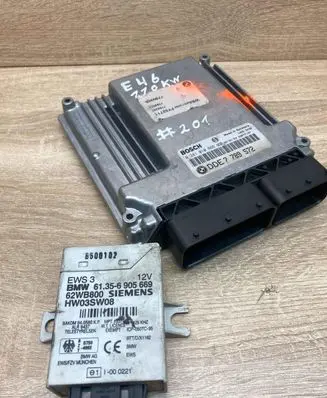 BMW 3 E46 Engine ECU kit and lock set 7789572 6905669