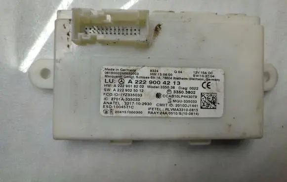 Mercedes-Benz GLC X253 C253 Keyless (KESSY) go control unit/module A2229004213