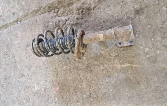 Citroen C4 Grand Picasso Front shock absorber with coil spring