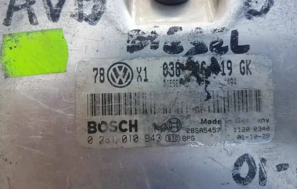 Volkswagen PASSAT B5.5 Engine control unit/module 038906119GK 28SA5457 0281010943