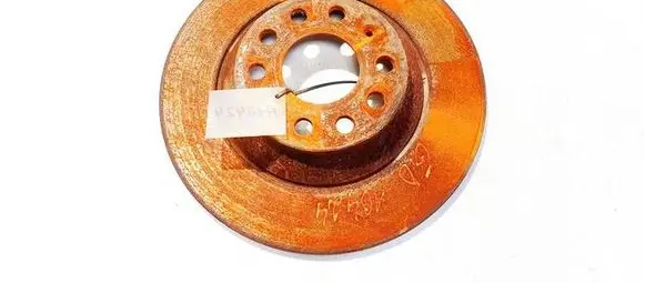 Audi A6 S6 C6 4F Rear brake disc neventiliuojamas