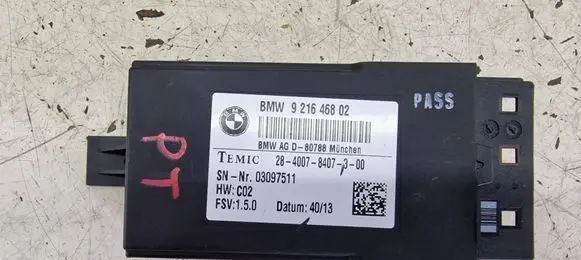 BMW X5 F15 Seat control module 921646802