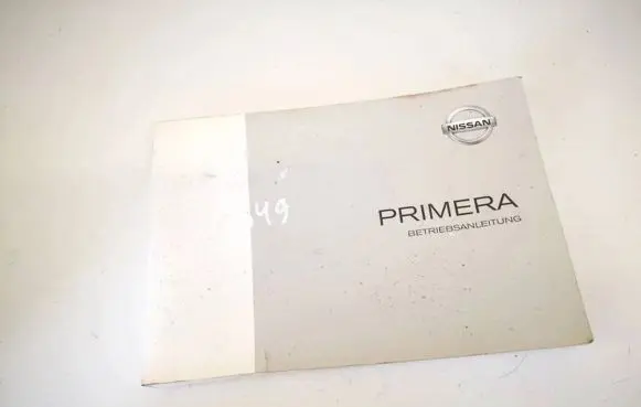 Nissan Primera Owners service history hand book 