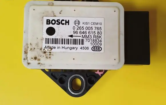 Peugeot 308 ESP acceleration yaw rate sensor 9664661580 0265005765
