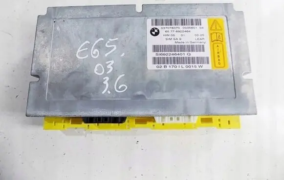 BMW 7 E65 E66 Airbag control unit/module 6922464