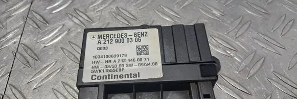 Mercedes-Benz E W212 Fuel injection pump control unit/module A2129000306 5WK11555EBF A2124460071