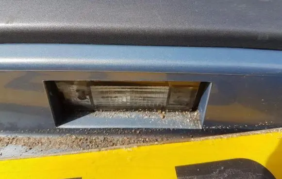 Renault Laguna II Number plate light