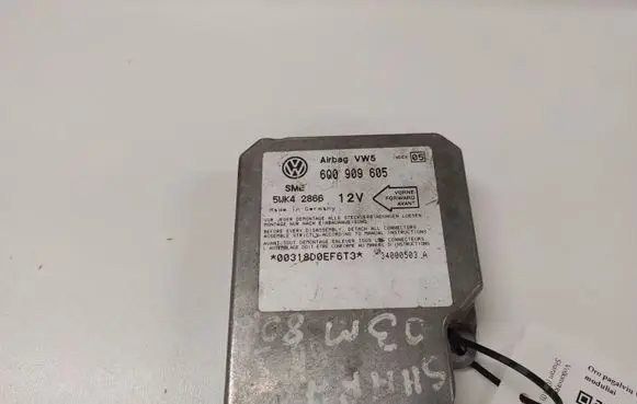 Volkswagen Sharan Airbag control unit/module 6Q0909605 5WK42866