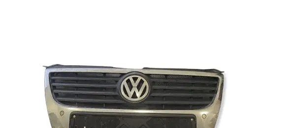 Volkswagen PASSAT B6 Front bumper upper radiator grill 3C0853651