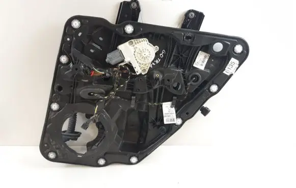 Volkswagen Touareg II Rear door window regulator with motor 7P6839756A 7P6971694D 8K0959811A