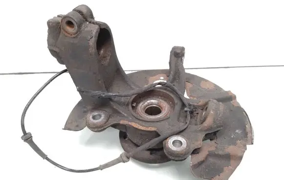 Front wheel hub spindle knuckle