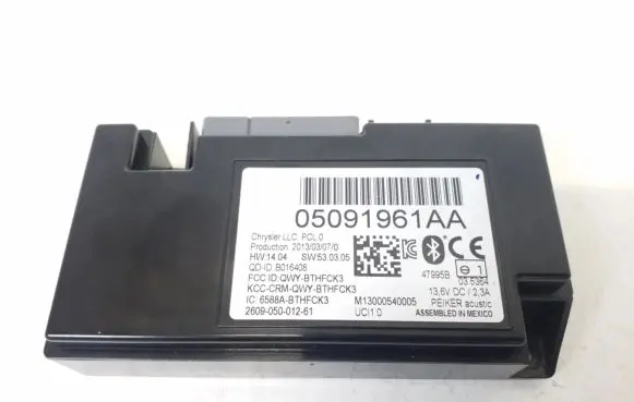 Jeep Compass Bluetooth control unit module 05091961AA