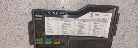 Fuse box cover