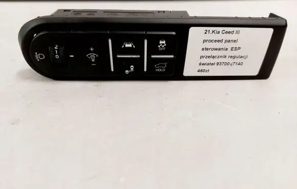 KIA Pro Cee'd III Central console control unit 93700-J7140