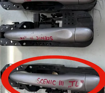 Renault Scenic III - Grand scenic III Rear door handle trim 55969868969859