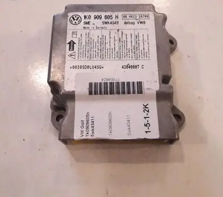 Volkswagen PASSAT B5 Airbag control unit/module 1J0909607