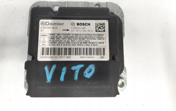 Mercedes-Benz Vito Viano W639 Airbag control unit/module A0009004802