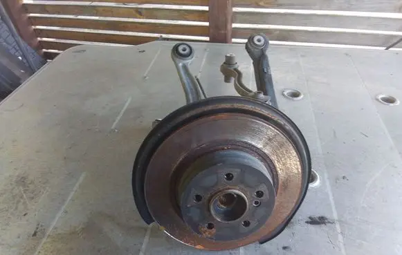 Mercedes-Benz E A207 Rear wheel hub spindle/knuckle 20407 A2043521288 20409