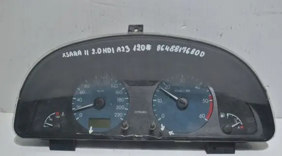 Citroen Xsara Speedometer (instrument cluster) 9648817680D