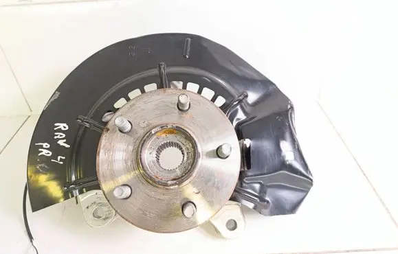 Front wheel hub spindle knuckle