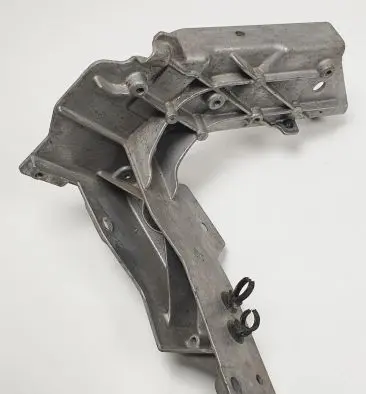 Engine bonnet/hood lock trim molding