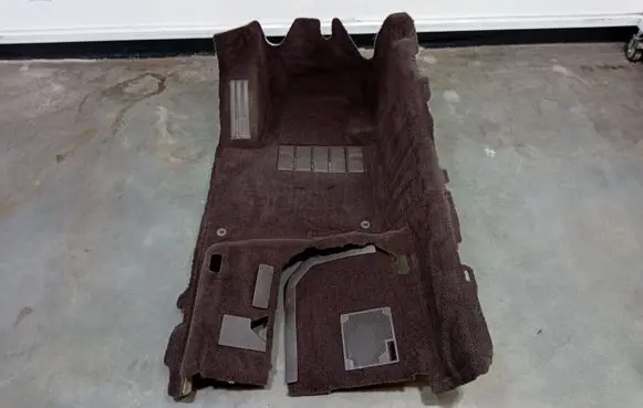 Porsche Cayenne (92A) Front floor carpet liner 7P5863103CA