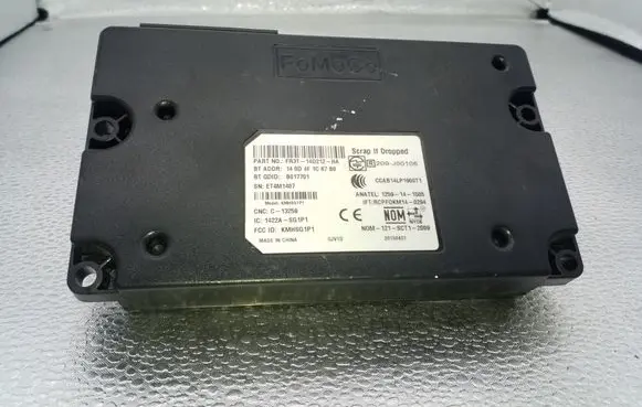 Ford Focus Bluetooth control unit module FR3T14D212HA 209J00106 CCAB14LP1900T1