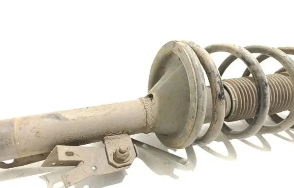 Front shock absorber with coil spring